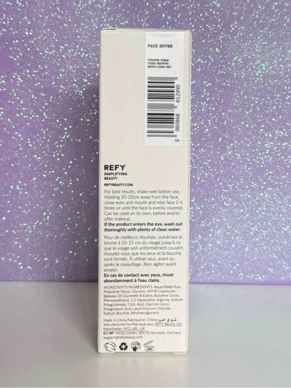 REFY Face Setter Makeup Setting Spray